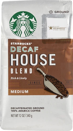 Café Torrado e Moído Starbucks Decaf Medium Roast House Blend - 340g