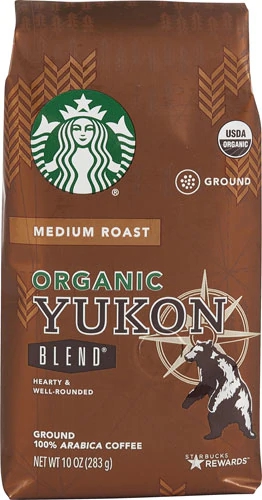 Café Torrado Moído Orgânico Starbucks Yukon Blend 283g - Aroma Intenso e Sabor Marcante