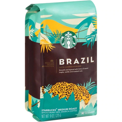 Café em Grãos Starbucks Premium Select Brazil Média Torra 255g