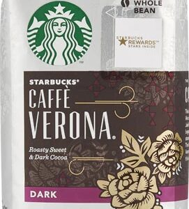 Starbucks Whole Bean Coffee Dark Roast Caffe Verona -- 12 oz