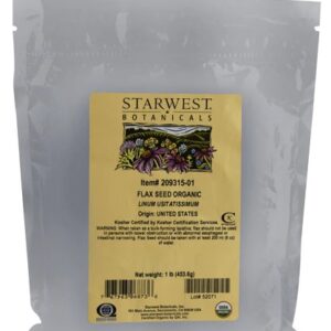 Comprar starwest botanicals organic flax seed -- 1 lb preço no brasil cholesterol guggul heart & cardiovascular herbs & botanicals suplementos em oferta suplemento importado loja 29 online promoção -