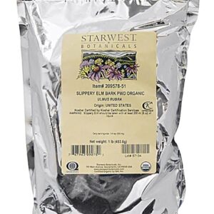 Comprar starwest botanicals organic slippery elm bark powder -- 1 lb preço no brasil cold & allergy herbs & botanicals slippery elm bark suplementos em oferta suplemento importado loja 5 online promoção -