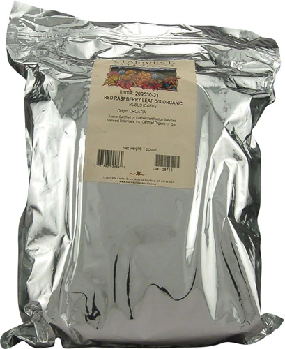 Folha de Framboesa Orgânica Starwest Botanicals Cortada e Peneirada - 454g