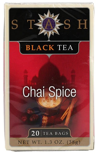Chá Chai Spice Stash Black Tea - 20 Sachês (28g)