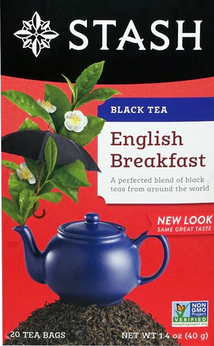 Chá Preto Stash English Breakfast - 20 Sachês (Aprox. 40g)