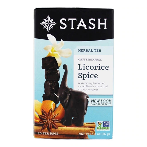 Chá de Alcaçuz Picante Stash - 20 Sachês (28g)