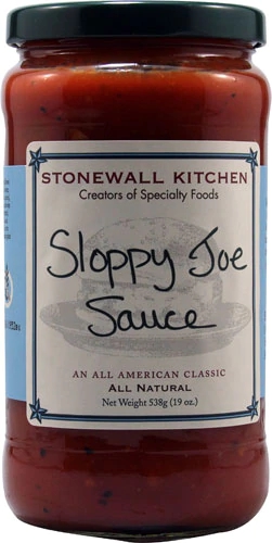Molho Sloppy Joe Stonewall Kitchen Tudo Natural - 539g