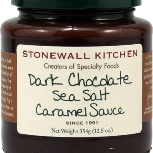 Molho de Chocolate Amargo com Sal Marinho e Caramelo Stonewall Kitchen - 355g