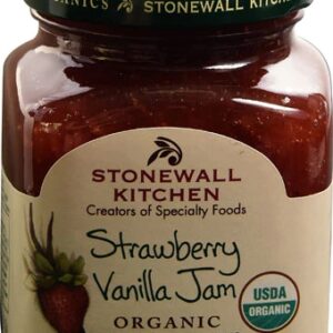 Geleia Gourmet de Morango e Baunilha Orgânica Stonewall Kitchen 239g