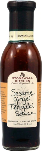 Molho Teriyaki Sesame Ginger Stonewall Kitchen 325ml - Sabor Oriental Autêntico