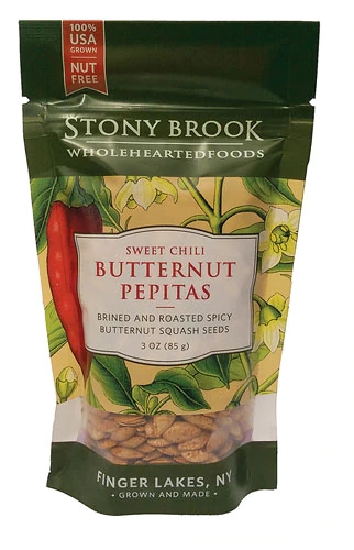 Sementes de Abóbora Torrada Stony Brook Sweet Chili - 85g - Sem Glúten