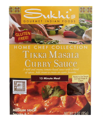 Sukhi's Molho Curry Tikka Masala Sem Glúten - 85g