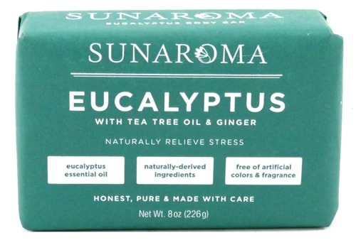 Sabonete Corporal Sunaroma Eucalipto - 227g Refrescante e Revigorante