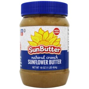 SunButter Natural Crunch Manteiga de Girassol 454g - Opção Saudável e Saborosa