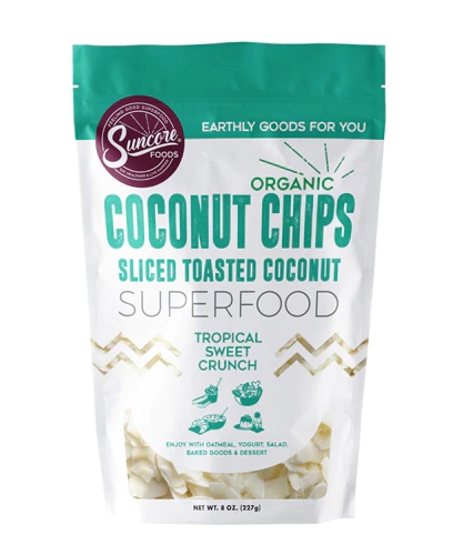 Suncore Foods Coconut Chips Sliced Toasted Coconut -- 8 oz