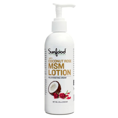 Loção Corporal SunFood MSM Coco e Rosa 237ml: Hidratação Profunda e Bem-Estar