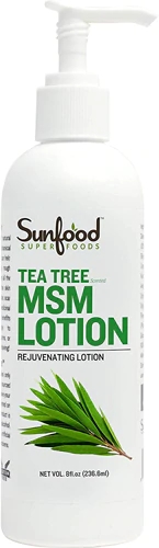 Loção SunFood MSM com Melaleuca - 237ml: Alívio e Bem-Estar para sua Pele
