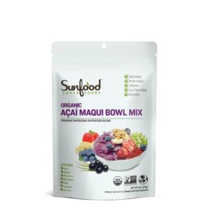 Comprar sunfood organic acai maqui bowl mix gluten free -- 6 oz preço no brasil beverages food & beverages smoothies suplementos em oferta suplemento importado loja 41 online promoção -
