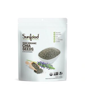 Comprar sunfood organic chia seeds -- 1 lb preço no brasil antioxidants chia seeds herbs & botanicals suplementos em oferta suplemento importado loja 19 online promoção -
