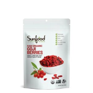 Comprar sunfood organic goji berries -- 8 oz preço no brasil goji nutrientes suplementos suplemento importado loja 29 online promoção -