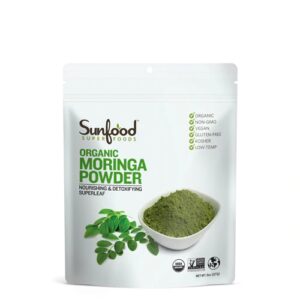 Comprar sunfood organic moringa powder -- 8 oz preço no brasil moringa oleifera suplementos nutricionais suplemento importado loja 11 online promoção -