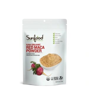 Comprar sunfood organic red maca powder -- 8 oz preço no brasil energy herbs & botanicals maca suplementos em oferta suplemento importado loja 35 online promoção -