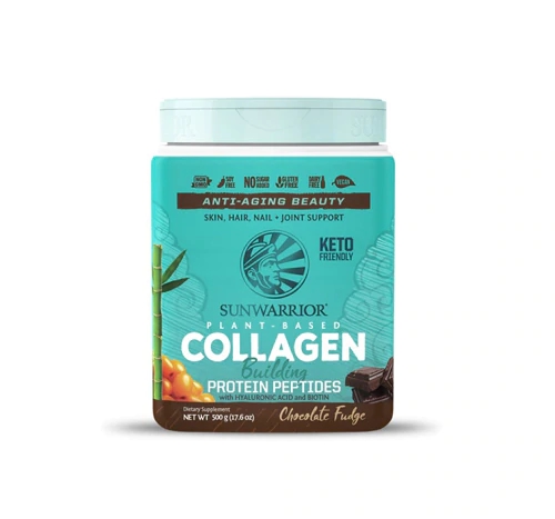 Sunwarrior Peptídeos de Colágeno Vegano Chocolate Fudge 500g