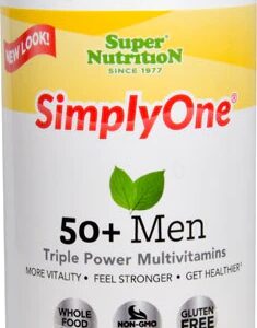 Super Nutrition Simply One 50 Plus Men Multivitamínico com Ferro - 90 Comprimidos