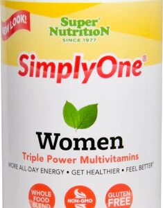 Super Nutrition Simply One Mulher Multivitamínico com Ferro - 90 Comprimidos