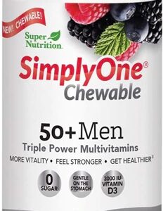 Super Nutrition SimplyOne 50 Plus Men Chewable Wild-Berry - 30 Comprimidos Mastigáveis