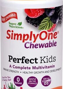 Super Nutrition SimplyOne® Chewable Perfect Kids Xarope Sabor Wild-Berry - 30 Comprimidos Mastigáveis