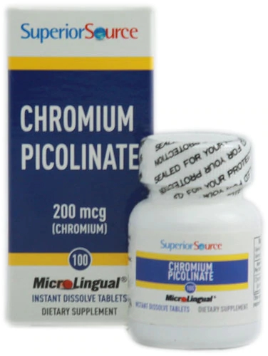 Superior Source Chromium Picolinate -- 200 mcg - 100 Instant Dissolve Tablets