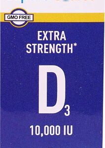 Vitamina D3 Superior Source Extra Strength 10000 UI - 100 Comprimidos MicroLingual