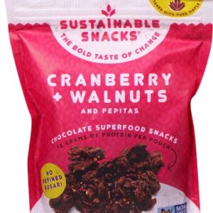 Snacks de Chocolate Superalimentos Cranberry, Nozes e Sementes de Abóbora - 113g