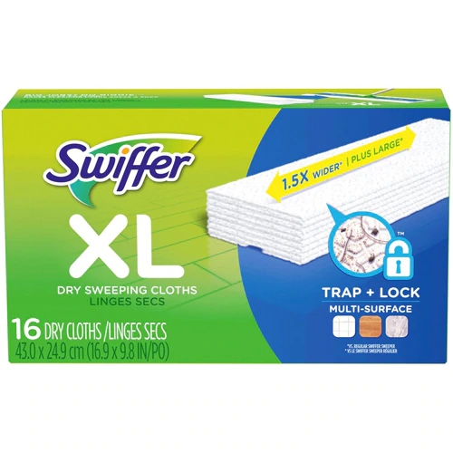 Panos de Limpeza a Seco Swiffer X-Large - 16 Panos - Limpeza Eficaz