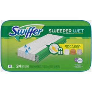 Panos de Limpeza Úmida Swiffer Sweeper - 24 Unidades