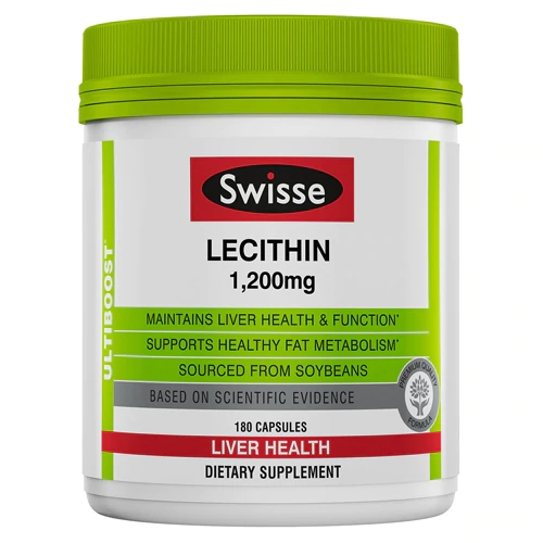 Swisse Ultiboost Lecithin 1200mg - 180 Cápsulas: Suporte Completo para o Bem-Estar