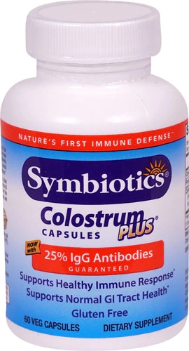 Symbiotics Colostrum Plus® 60 Cápsulas - Imunidade e Bem-Estar