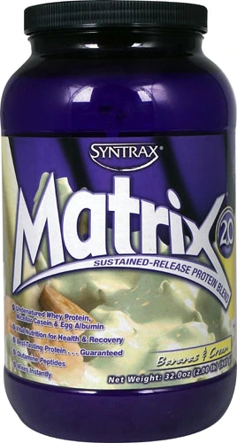 Syntrax Matrix 2.0 Proteína em Pó Banana com Creme - 907g | Ganho Muscular e Recuperação