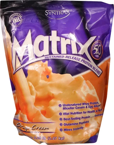 Syntrax Matrix 5.0 Laranja Creme - 2,27kg | Proteína Premium para Máximo Desenvolvimento Muscular