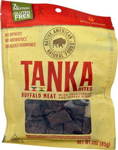 Tanka Bites® Carne de Bufálo com Cranberry e Pimenta - 85g