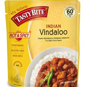 Tasty Bite Vindaloo Indiano Sem Glúten Picante 283g - Sabor Autêntico e Prático