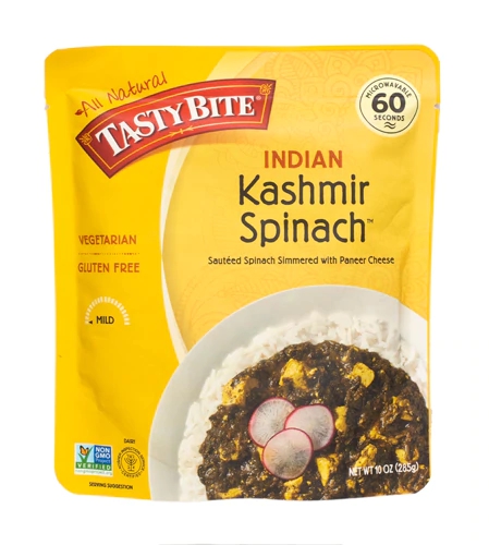 Tasty Bite Indian Kashmir Spinach - Espinafre Indiano Cremoso - 283g