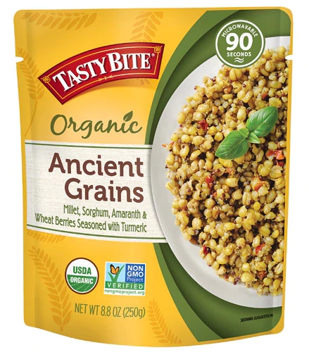 Tasty Bite Grãos Ancestrais Orgânicos em Sachê para Micro-ondas - 250g