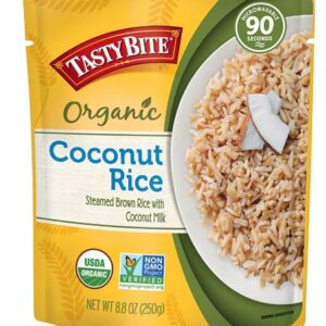 Comprar tasty bite organic coconut rice - microwave pouch -- 8. 8 oz preço no brasil food & beverages rice rice & grains rice blends suplementos em oferta suplemento importado loja 9 online promoção -