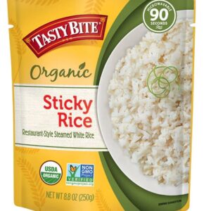 Comprar tasty bite organic sticky white rice - microwave pouch -- 8. 8 oz preço no brasil food & beverages rice rice & grains suplementos em oferta white rice suplemento importado loja 9 online promoção -