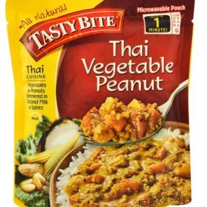 Tasty Bite Prato Tailandês Sem Glúten com Amendoim Vegetal - 283g