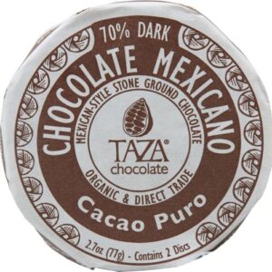 Comprar taza chocolate organic chocolate mexicano disc cacao puro -- 2. 7 oz preço no brasil candy chocolate chocolate bars dark chocolate food & beverages suplementos em oferta suplemento importado loja 65 online promoção -