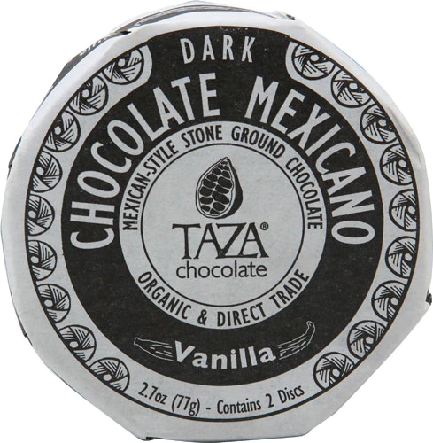 Taza Chocolate Orgânico Mexicano Disc Baunilha - 77g