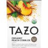 Comprar tazo organic black tea peach cobbler -- 20 tea bags preço no brasil pea protein protein powders sports & fitness suplementos em oferta suplemento importado loja 3 online promoção -